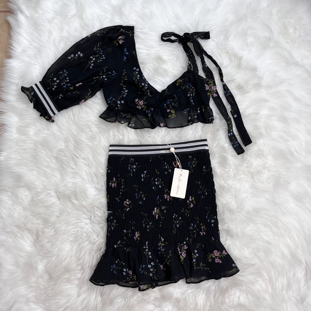 NWT For Love & Lemons Two Piece Set Size Small